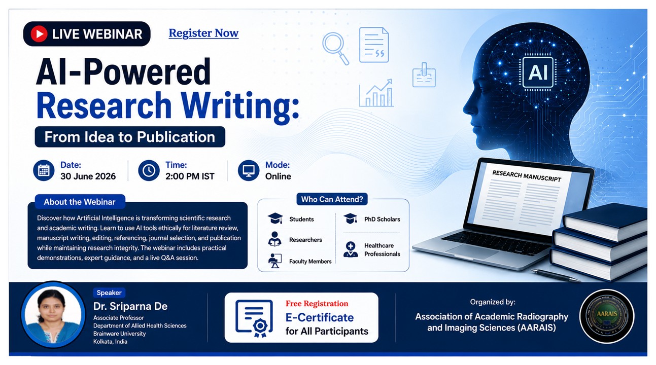 Upcoming National Webinar (AI-Powered Research Writing: From Idea to Publication)